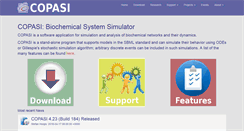 Desktop Screenshot of copasi.org