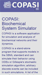 Mobile Screenshot of copasi.org